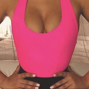 Hot Pink Hanna Bodysuit OW Intimates Size Small 💖